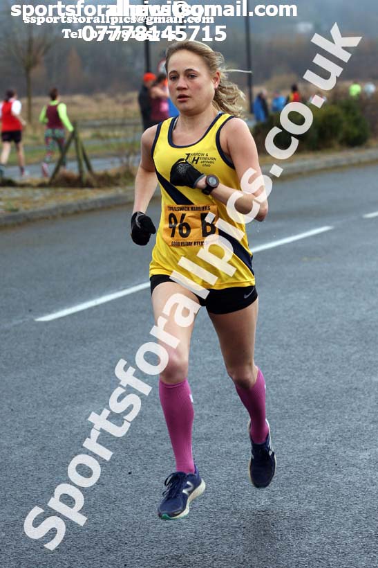 Senior womens Good Friday Elswick Harriers Relay, Newburn, Newcastle. Photo: David T. Hewitson/Sports for All Pics